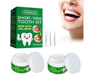 Utapossin Prothèses Dentaires Provisoires, Kit de Dent Provisoire Réparation, pour Fixer la Dent Cassée Manquante Remplissante, Remplissage Des Dents Manquantes et Cassées Ou Adhésif