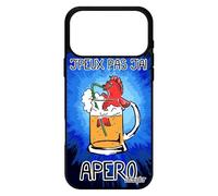utaupia Coque Antichoc pour iPhone 17 Pro Max Silicone j'peux Pas J'Ai apero Mobile Comique Metal bourré Biere Telephone Humoristique Drole