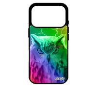 utaupia Coque Antichoc pour iPhone 17 Pro Silicone Hibou Orage Chouette Aluminium Eclair Animal Oiseau Smartphone Portable Animaux Gel
