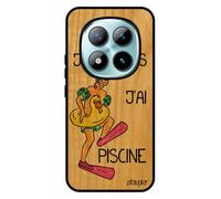utaupia Coque Antichoc pour Redmi Note 15 Pro 5G Bois Silicone j'peux Pas J'Ai Piscine Etui Sport Pas Cher Humour Humoristique Comique BD pour Xiaomi