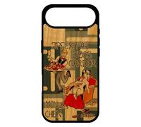 utaupia Coque Bois pour iPhone 17 Air Silicone j'peux Pas j'dois Garder Mon Chien Je Portable frêne Dessin jpeux Animal Antichoc Gris