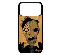 utaupia Coque Bois pour iPhone 17 Pro Max Silicone Zombie Horreur Mort Vivant Mobile Gore Noir Pas Cher Housse frêne Bleu Urbain Telephone