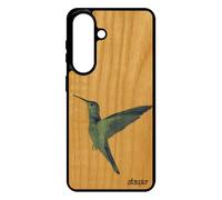 utaupia Coque Bois pour Samsung Galaxy S26+ Plus Silicone Colibri Oiseau Nature Plumes Animal ecologie Dessin Design Animaux Etui Made in France