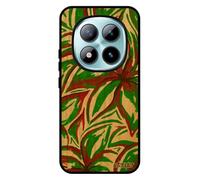 utaupia Coque Bois pour Xiaomi pour Redmi Note 15 Pro 5G Silicone Fleurs Texture Housse coloré Motif Floral Peinture Nature Vert Pas Cher Artisanat de