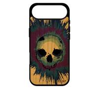 utaupia Coque Bois Silicone de Protection pour iPhone 17 Air Tete de Mort Housse Graffitti epouvante Crane personnalisé Gothique Femme os