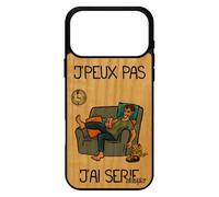 utaupia Coque Bois Silicone j'peux Pas J'Ai série pour iPhone 17 Pro Max Humour Dessin animé Je Humoristique Etui Rigide Manga jpeux