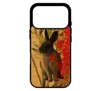 utaupia Coque Bois Silicone pour iPhone 17 Pro Lapin Vert lièvre Gel Nature Peinture Animaux Telephone Animal Case Housse Design belier de