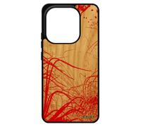 utaupia Coque Bois veritable Fonds Marins Redmi Note 14 4G Europe Silicone océan Gel Portable algues Noir plongée Plantes Marines mer pour Xiaomi
