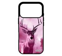 utaupia Coque cerf pour iPhone 17 Pro Silicone Animaux Telephone 4G Design Portable Rose Animal Ciel Case Nuage biche Brame cervide Foret