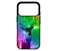 utaupia Coque cerf pour iPhone 17 Pro Silicone Faon Animal Motif Rigide biche Eclair Multicolore Foret Case Arc en Ciel gibier Design Brame