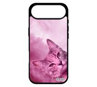 utaupia Coque Chat Antichoc pour iPhone 17 Air Silicone Chaton Design felin Rose Ciel Animaux Mobile Nuage Animal lol Cat Etui matou de