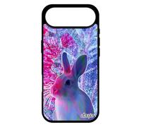utaupia Coque de Protection pour iPhone 17 Air en Silicone Lapin Design Animaux Fleurs Nain Animal Bleu de paques personnalisé lapine Metal