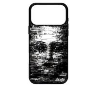 utaupia Coque de Protection pour iPhone 17 Pro Max Silicone Portrait Antichoc Garcon Cover Gris Halloween Peinture Metal Femme Visage Art