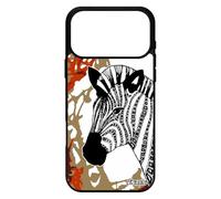 utaupia Coque de Protection pour iPhone 17 Pro Max Silicone Zebre Noir et Blanc 4G Tribal Arbre Original Marron Dessin Housse Animal Rayure
