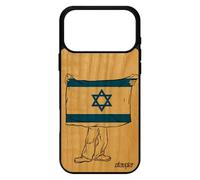 utaupia Coque Drapeau Israel israelien pour iPhone 17 Pro Max en Bois Silicone Coupe du Monde jo Basket de Protection