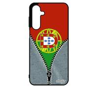 utaupia Coque Drapeau Portugal Portugais pour Samsung A16 4G 5G Silicone Original Foot Football Mobile Jeans de Protection Basket jo pour Galaxy