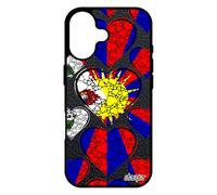 utaupia Coque Drapeau Tibet tibetain pour iPhone 17 Silicone Bouddhisme Coeur Zen Bouddha 4G Housse I Love Noir Telephone Metal Asie de