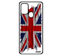 utaupia Coque Drapeau Union Jack Angleterre Anglais pour Samsung A21s Silicone Britannique Angleterre Basket Royaume Unis Galaxy