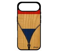 utaupia Coque en Bois Drapeau France français pour iPhone 17 Air Silicone Basket Rugby jo Housse Foot Coupe du Monde Rigide