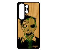 utaupia Coque en Bois Naturel Silicone pour Samsung S26 Ultra Zombie Apocalypse Vert epouvante Halloween Gore Noir Telephone Homme de pour Galaxy