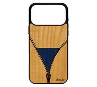 utaupia Coque en Bois pour iPhone 17 Pro Max Silicone Drapeau France français Foot Housse Design Bleu Blanc Rouge Basket de