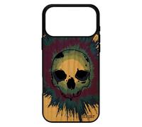utaupia Coque en Bois pour iPhone 17 Pro Max Silicone Tete de Mort Electro 4G Crane Gothique Femme de Protection Punk Metal epouvante Bleu