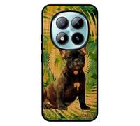 utaupia Coque en Bois pour Xiaomi pour Redmi Note 15 Pro 5G Silicone Chien Animal Chiot Rigide Texture Vert Animaux Noir canin Mandala Design Pas Cher