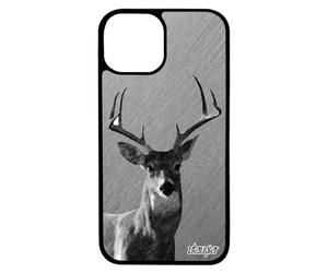 utaupia Coque en Silicone pour iPhone 13 cerf cervide Faon Etui biche Bumper Effet Design Brame Foret 4G Dessin Gris de Protection Animaux
