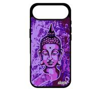 utaupia Coque en Silicone pour iPhone 17 Air Bouddha Dessin Smartphone 512 Go Portrait Violet Femme Inde Aluminium Tibet Pochoir Case