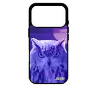 utaupia Coque en Silicone pour iPhone 17 Pro Hibou Oiseau Dessin Antichoc Animaux Bleu Ciel 512 Go Lune Animal de Protection Chouette