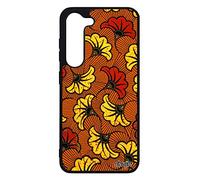 utaupia Coque en Silicone pour Samsung S23 Wax Afrique Telephone Fantaisie Rigide Bumper de Protection Metal Africain Ethnique Noir Tissu Galaxy