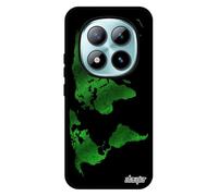 utaupia Coque en Silicone pour Xiaomi pour Redmi Note 15 Pro 5G Carte Monde planete Telephone Design Dessin de Protection 25060RABDG Terre Vert Atlas