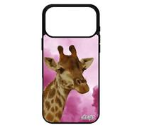 utaupia Coque Girafe Telephone pour iPhone 17 Pro Max Silicone Animaux Rose Ciel Housse tacheté Design Animal Portable Savane Afrique Nuage