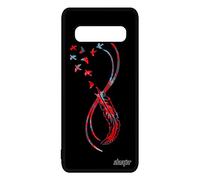 utaupia Coque Infini pour Samsung Galaxy S10 Silicone Couleur Multicolore Plume sans Fin Etui