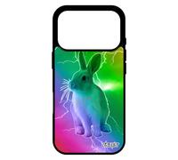 utaupia Coque Lapin pour iPhone 17 Pro Silicone Vert Multicolore Animal Telephone lapine Eclair 256 Go Arc en Ciel Design Dessin Nain