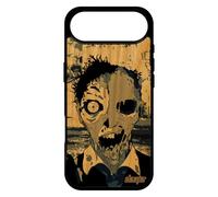 utaupia Coque Mort Vivant pour iPhone 17 Air Bois veritable Silicone Etui Zombie Squelette fantome Fin du Monde Case Bleu ado Horreur Ville