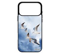 utaupia Coque Oiseaux mouettes Antichoc pour iPhone 17 Pro Max Silicone Bumper Design mer Nuage Animal Housse Marin Bleu Ciel Animaux