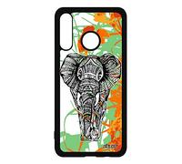 utaupia Coque P30 Lite Silicone Elephant Tribal Fleur Design memoire Zen Feuilles pour Huawei P30 Lite