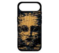 utaupia Coque Portrait Visage Rigide pour iPhone 17 Air en Bois et Silicone 1000 Go Etui Visage Peinture Telephone Creation Femme Homme Art