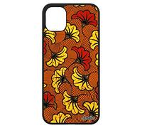 utaupia Coque pour Apple iPhone 11 en Silicone Wax Fantaisie Aluminium Orange Ethnique Afrique coloré Original Africain de Protection Gel Tissu