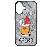 utaupia Coque pour Apple iPhone 16 Silicone Humour j'peux Pas J'Ai apero Motif Smartphone Case Telephone bourré Humoristique Comique Biere