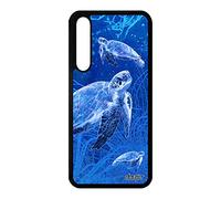 utaupia Coque pour Huawei P20 Pro Silicone Tortue CLT-L09 Design Fonds Marins Portable Animaux Ocean de Protection Gel algue geante Animal