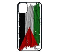 utaupia Coque pour iPhone 11 Pro Max Silicone Drapeau Palestine palestinien Noir Design Football Basket Coupe du Monde Foot