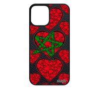 utaupia Coque pour iPhone 12/12 Pro Silicone Drapeau Maroc marocain Can Coeur Cover Telephone Basket Noir Coupe du Monde