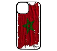 utaupia Coque pour iPhone 13 Silicone Drapeau Maroc marocain Caoutchouc Can Football jo Basket Case Telephone Foot Antichoc