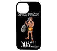 utaupia Coque pour iPhone 13 Silicone j'peux Pas J'Ai muscu BD Humoristique Rigide Noir Antichoc Fitness Humour Comique Crossfit Gel