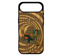 utaupia Coque pour iPhone 17 Air Bois Silicone j'peux Pas J'Ai Film Dessin Drole BD Souple 7e Art Tele Texte Cinema Dessin animé Je Comique