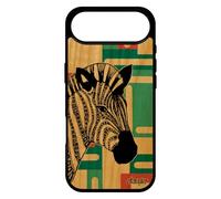 utaupia Coque pour iPhone 17 Air Bois Silicone Zebre Dessin geometrique 512 Go Cheval Animaux Noir et Blanc Telephone Original rayé Etui de