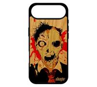 utaupia Coque pour iPhone 17 Air Bois Silicone Zombie Apocalypse Telephone Gore Orange Mobile Antichoc Horreur Bumper Halloween Mort Vivant