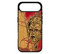 utaupia Coque pour iPhone 17 Air en Bois Silicone Femme Tribal Fleur fee Original Ethnique de Protection Nature azteque Rigide Housse